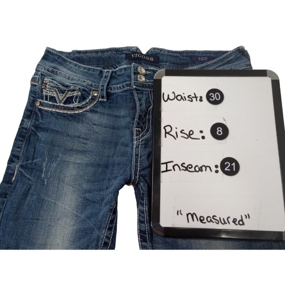 Vigoss Jeans Capri Women’s Size 29x21 (30x22) - Picture 4 of 6